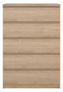 Komoda w dekorze dębu w naturalnym kolorze 77x111x50 cm Naia – Tvilum