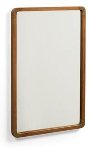 Lustro z drewnianą ramą ścienne 45x70 cm Shamel – Kave Home
