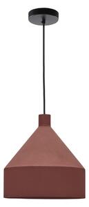Lampa wisząca w kolorze terakoty z metalowym kloszem ø 30 cm Peralta – Kave Home