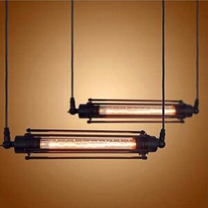 Lampa wisząca pozioma loft LED Plus żarówka Gratis