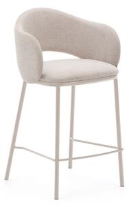 Kremowy hoker (wysokość siedziska 65 cm) Maina – Kave Home