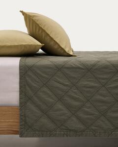 Zielona bawełniana narzuta pikowana 180x260 cm Serla – Kave Home