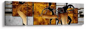 Obraz - Motywy kultury afrykańskiej (170x50 cm)