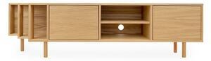 Szafka pod TV w dekorze dębu w naturalnym kolorze 189x50x44 cm Shift – Woodman