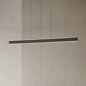 Lampa wisząca Arvon Lucande, możliwość ściemniania, czarny, salon / jadalnia, metal, nowoczesny