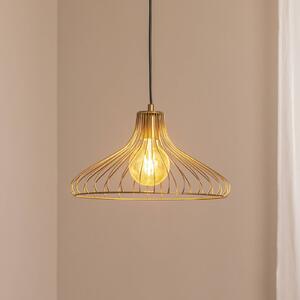 Lampa wisząca Depay Opviq, możliwość ściemniania, mosiężny / złoty, salon / jadalnia, metal
