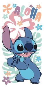 Bawełniany ręcznik dziecięcy 70x140 cm Lilo and Stitch "Hawaiian Harmony" – Jerry Fabrics