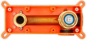 Bateria umywalkowa podtynkowa REA Lungo B0521 + Box Chrom