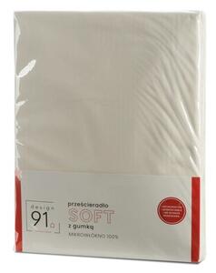 Prześcieradło EUROFIRANY Design 91 Soft z gumką 180 x 200 cm Kremowy