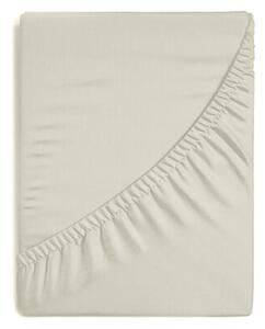 Prześcieradło EUROFIRANY Design 91 Soft z gumką 180 x 200 cm Kremowy
