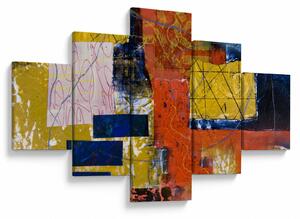 Obraz - Abstrakcja (125x70 cm)
