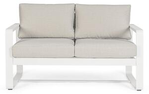 Biała aluminiowa sofa ogrodowa Merrigan – Bizzotto