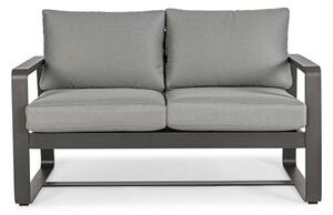 Szara aluminiowa sofa ogrodowa Merrigan – Bizzotto
