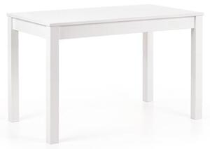 Biały stół Ksawery 120x70, klasyczny, drewniany stół do kuchni i salonu