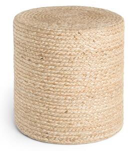 Puf w naturalnym kolorze Jutta Gold – Hanse Home