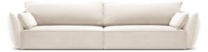 Beżowa aksamitna sofa 248 cm Vanda – Mazzini Sofas