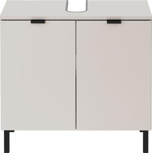 Kremowa szafka pod umywalkę 60x56 cm Arcena – Germania