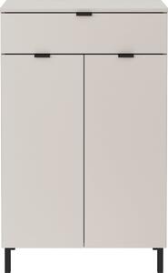 Kremowa wysoka szafka łazienkowa 60x97 cm Arcena – Germania