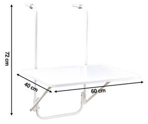 Stolik balkonowy PATIO 462100 Biały