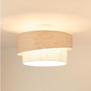 Brilagi Brilagi - Żyrandol natynkowy DOVER SHINE 1xE27/15W/230V śr. 50 cm szary/kremowy BG1154