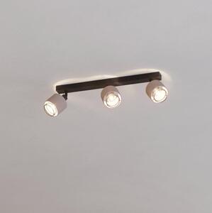Eglo Eglo 43658 - Kinkiet ROSLEY 3xE14/40W/230V czarny/beżowy EG43658