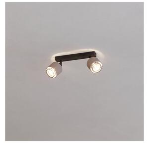 Eglo Eglo 43657 - Kinkiet ROSLEY 2xE14/40W/230V czarny/beżowy EG43657