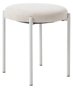 Kremowy metalowy stołek Pelican – Unique Furniture