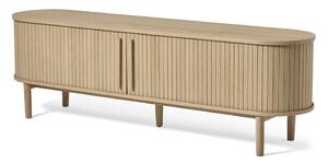 Szafka pod TV w dekorze dębu w naturalnym kolorze 180x56x40 cm Meta – Unique Furniture