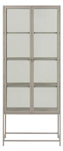Szara witryna 77x186x35 cm Seaford – Actona