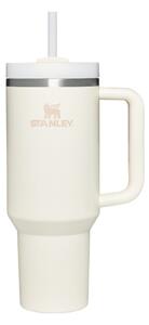 Kremowy termos ze słomką ze stali nierdzewnej 1,18 l Quencher H2.0 FlowState Tumbler Cream – Stanley
