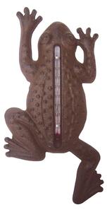 Żeliwny termometr ścienny Esschert Design Frog