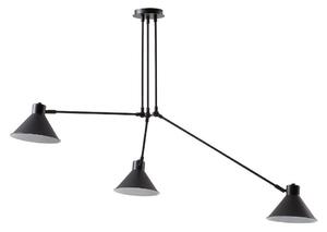 Czarna lampa sufitowa 80x80 cm Dione – Kave Home