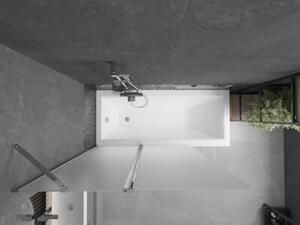 Mexen Flip parawan nawannowy 2-skrzydłowy 120 x 150 cm, szron, chrom - 894-120-101-01-30