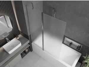 Mexen Flip parawan nawannowy 2-skrzydłowy 120 x 150 cm, szron, chrom - 894-120-101-01-30