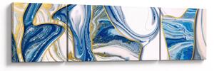 Obraz - Fale z marmuru (170x50 cm)