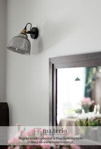 Lampa ścienna Szklany Kinkiet Regulowany Maytoni T163-01-C Irving E27 20x25x27cm czarny