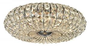 Lampa Sufitowa Kryształowy Plafon Żyrandol Maytoni DIA902-06-N Broche 6xE14 16cm x 49cm nikiel