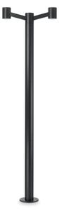 Czarna nowoczesna latarnia ogrodowa Ideal Lux 249520 Clio 2xE27 IP44 197cm