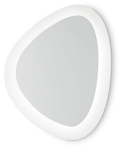 Biała płaska lampa ścienna kropla Ideal Lux 196206 Gingle LED 26W 1700LM 3000K