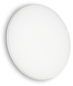 Zewnętrzna biała okrągła lampa sufitowa Ideal Lux 202945 Mib LED 19W 2100LM 4000K IP65 30cm