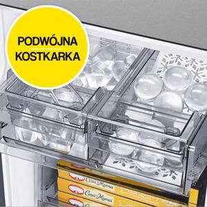 Lodówka SAMSUNG AI RM70F63NEREOSide by Side No Frost 185.3cm Stal nierdzewna