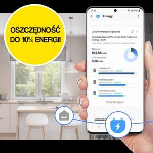 Lodówka SAMSUNG AI RM70F63NEREOSide by Side No Frost 185.3cm Stal nierdzewna