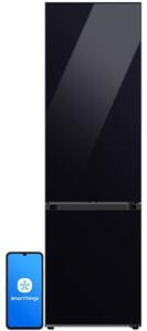 Lodówka SAMSUNG BESPOKE AI RB38C7B6D22 EF No Frost 203cm Czarne szkło