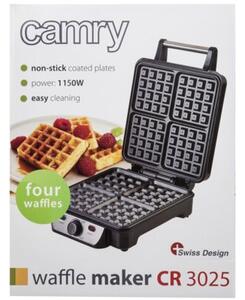 Gofrownica CAMRY CR 3025 Inox XXL na 4 gofry