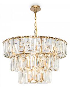 Lampa Wisząca Kryształowy Żyrandol Maytoni MOD043PL-18G Puntes 18xE14 77cm x 93cm złoty