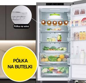 Lodówka LG GBF3202DPY No Frost 186cm Srebrna DoorCooling+ FreshBalancer FreshConverter