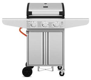 Grill ogrodowy gazowy KOLER Relish v1 Compact Srebrny 9.6 kW 47 x 40 cm