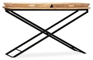 Stolik typu konsola, lite drewno mango, 130x40x80 cm