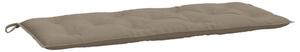 Poduszka na ławkę ogrodową, taupe, 120x50x7 cm, tkanina