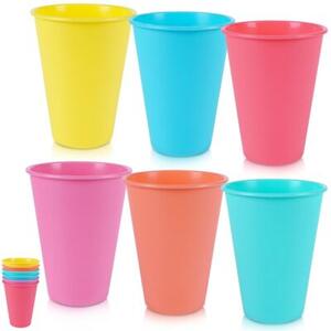 Kubki plastikowe 400 ML 6 szt